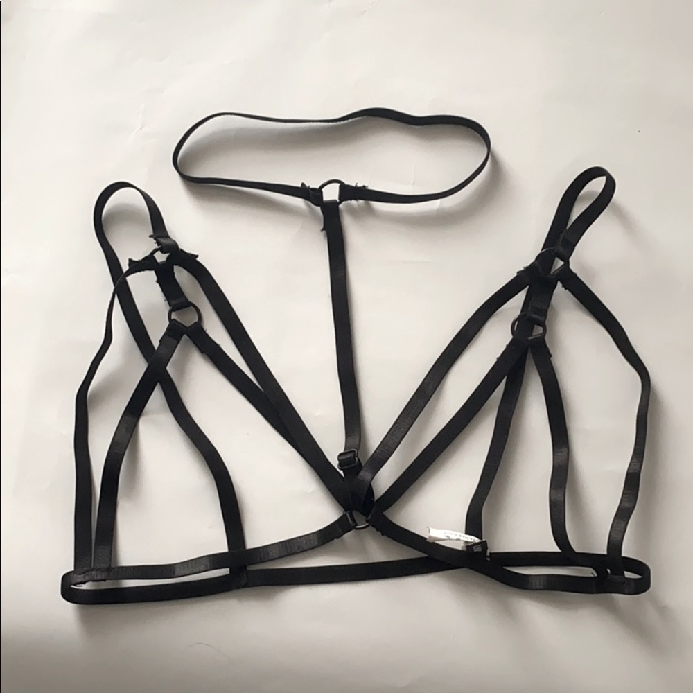 Strappy bra
